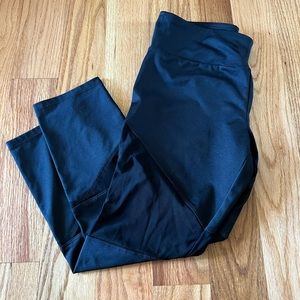Forever 21 Black Cropped Workout Pants